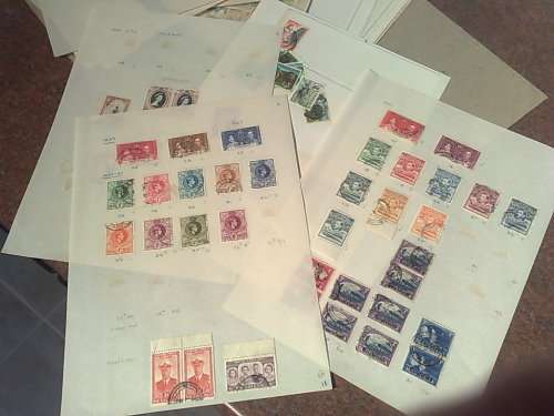 GENUINE GLORY LOT TO CLEAR-STOCK CARDS WITH STAMPS.PAGES,PACKETS-MOSTLY GOOD CONDITION,SEE PHOTOS