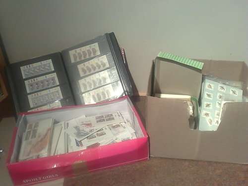 TWO BOX JOBLOT TO CLEAR,MAINLY SWA,NAMIBIA,CONTROLS,FDC,ALBUMS,ETC,LOTS!!!