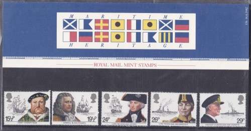 GB - MARITIME HERITAGE, PRESENTATION PACK - THE STAMPS ARE U/M!!!!!