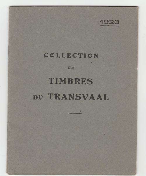 TRANSVAAL/ZAR-BOOK "TIMBRES DU TRANSVAAL"-WITH COMPLETE SETS TO 5 POUNDS-FINE MM
