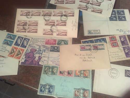 UNION SA-SMALL COLLECTION UNION COVERS,RINGBINDER FILE AND LOOSE,APP 50-MIXED COND