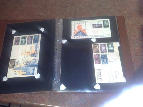UNION SA-SMALL COLLECTION UNION COVERS,RINGBINDER FILE AND LOOSE,APP 50-MIXED COND