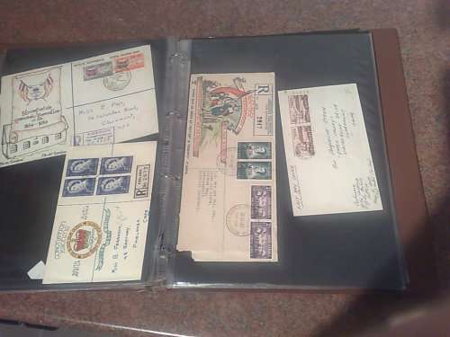 UNION SA-SMALL COLLECTION UNION COVERS,RINGBINDER FILE AND LOOSE,APP 50-MIXED COND