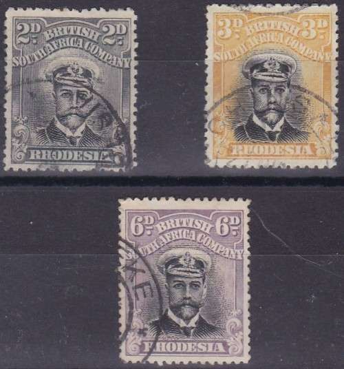BSAC - KGV ADMIRALS, 2D & 3D & 6D SINGLES, ALL FINE USED - CV:R310!!!!!