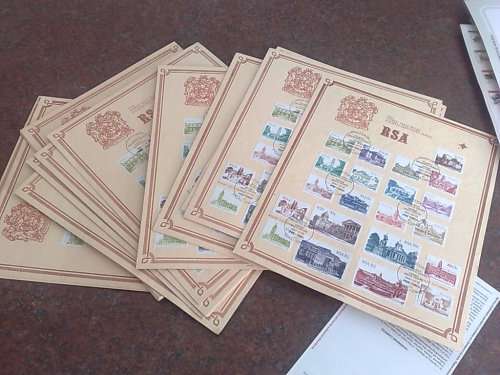 BULKLOT OF COVERS TO CLEAR-BOX FULL,OVER 620 COVERS,MAINLY RSA,SOME GB ETC-80% PLUS FINE