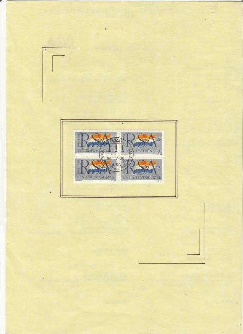 RSA-25TH ANN.-RARE DOCUMENT SIGNED BY PW BOTHA & WHOLE NATIONAL ASSEMBLY-NEVER SEE THIS AGAIN!!