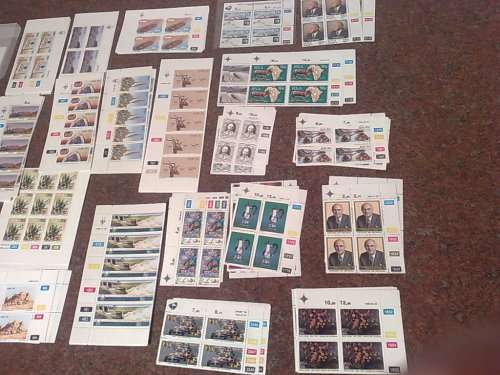 RSA,SWA,NAMIBIA-25 FULL SETS OF CONTROL BLOCKS-ALL FINE UM,SOME BETTER SETS