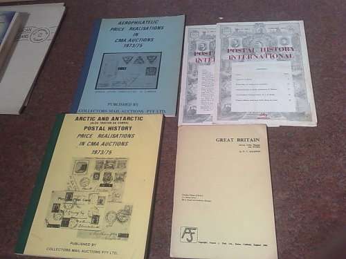 LITERATURE-VERY INTERESTING POSTAL HISTORY AND AEROPHILATELY BOOKS,X 5-SEE PHOTOS AND DESCRIPTION