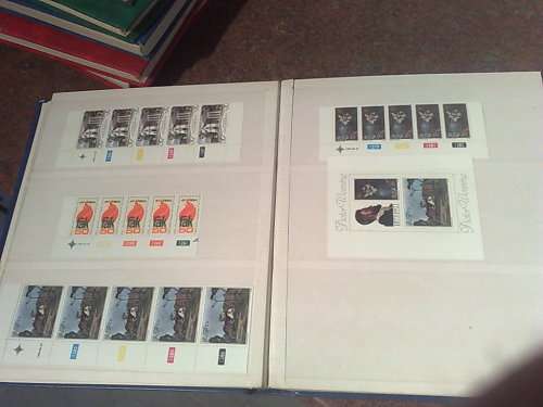 LARGE COLLECTION TO CLEAR-8 STOCKBOOKS PLUS 4 FDC ALBUMS-SOME RUST INTRUSION AND SOILING-