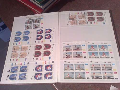LARGE COLLECTION TO CLEAR-8 STOCKBOOKS PLUS 4 FDC ALBUMS-SOME RUST INTRUSION AND SOILING-