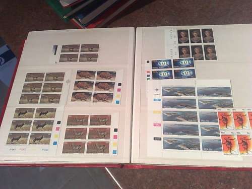 LARGE COLLECTION TO CLEAR-8 STOCKBOOKS PLUS 4 FDC ALBUMS-SOME RUST INTRUSION AND SOILING-