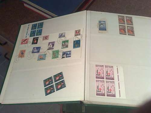 LARGE COLLECTION TO CLEAR-8 STOCKBOOKS PLUS 4 FDC ALBUMS-SOME RUST INTRUSION AND SOILING-