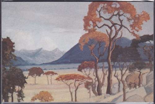RSA - PIERNEEF PAINTINGS, SET OF 4 UNSERVICED MAXI CARDS - FINE!!!!!
