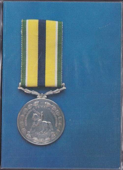 RSA - MILITARY MEDALS, SET OF 4 UNSERVICED MAXI CARDS - FINE!!!!!