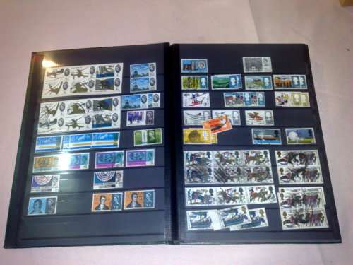 SUPERB LIGHTHOUSE 16 PAGE(32 PAGES TO USE)STOCKBOOK-FILLED WITH MANY HUNDREDS GB STAMPS-HUGE CV