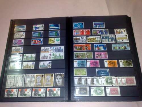 SUPERB LIGHTHOUSE 16 PAGE(32 PAGES TO USE)STOCKBOOK-FILLED WITH MANY HUNDREDS GB STAMPS-HUGE CV