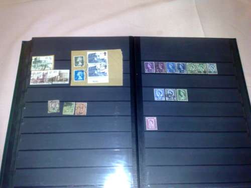 SUPERB LIGHTHOUSE 16 PAGE(32 PAGES TO USE)STOCKBOOK-FILLED WITH MANY HUNDREDS GB STAMPS-HUGE CV