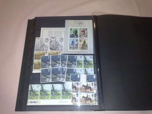 SUPERB LIGHTHOUSE 16 PAGE(32 PAGES TO USE)STOCKBOOK-FILLED WITH MANY HUNDREDS GB STAMPS-HUGE CV