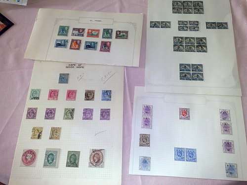 GLORY LOT TO CLEAR-CARDS,SLEEVES,PAGES,,ODDS-40  ITEMS IN TOTAL-PLUS STOCKBOOK FULL-BARGAIN LOT