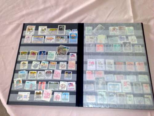 GLORY LOT TO CLEAR-CARDS,SLEEVES,PAGES,,ODDS-40  ITEMS IN TOTAL-PLUS STOCKBOOK FULL-BARGAIN LOT