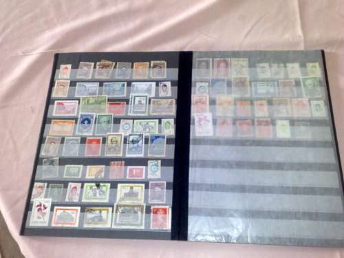 GLORY LOT TO CLEAR-CARDS,SLEEVES,PAGES,,ODDS-40  ITEMS IN TOTAL-PLUS STOCKBOOK FULL-BARGAIN LOT