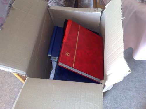 BOX FULL CLEARANCE LOT-STOCKBOOK,ALBUMS,CONTROLS,MAXICARDS,YEAR PACKS-READ DESCRIPTION