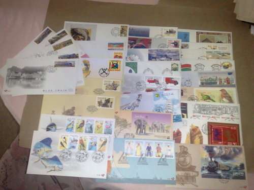 RSA-6TH SERIES GOOD FDC X 25 -PLUS SET OF 5 BLUE TRAIN FDC FREE-ALL FINE AS NEW-BAGAIN BUY