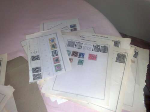 WORLDWIDE CLEARANCE-70 OLD PAGES-PAY FOR 50,GET 20 FREE-FROM OLD ALBUMS,MIXED COND