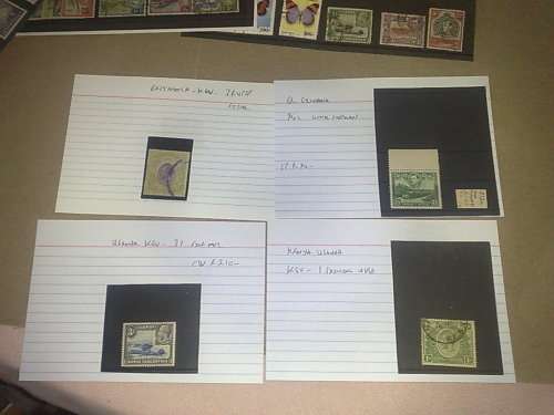 BRITISH COMMONWEALTH-15 ASSORTED CARDS WITH SOME GOOD ITEMS-BARGAIN BUY