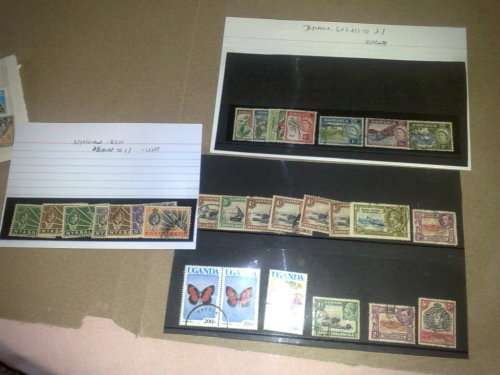 BRITISH COMMONWEALTH-15 ASSORTED CARDS WITH SOME GOOD ITEMS-BARGAIN BUY