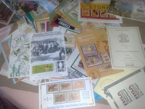 HUGE LOT TO CLEAR-FDC,MAXICARDS AND SAPO BULLETINS-HUNDREDS OF EACH-LL FINE