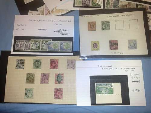 GLORY LOT-BETTER ITEMS ON 30 CARDS/SLEEVES & 10 PAGES GB COMM MINT SETS,GOOD VALUE LOT,BARGAIN BUY