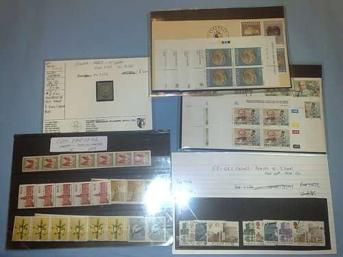 GLORY LOT-BETTER ITEMS ON 30 CARDS/SLEEVES & 10 PAGES GB COMM MINT SETS,GOOD VALUE LOT,BARGAIN BUY