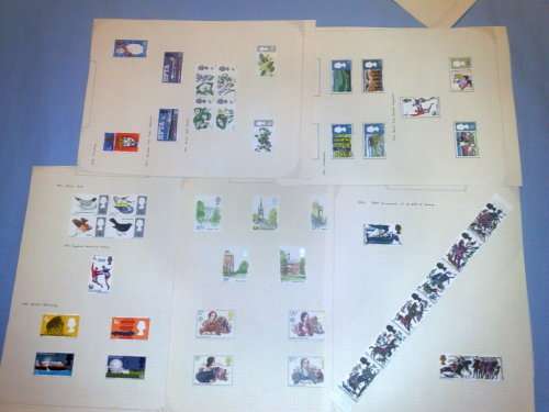 GLORY LOT-BETTER ITEMS ON 30 CARDS/SLEEVES & 10 PAGES GB COMM MINT SETS,GOOD VALUE LOT,BARGAIN BUY