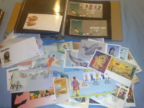 FREE FDC ALBUM,FREE 50 UNSERVICED COVERS,PAY FOR 100 GOOD 6TH AND 7TH SERIES FDC,FINE CLEAN LOT