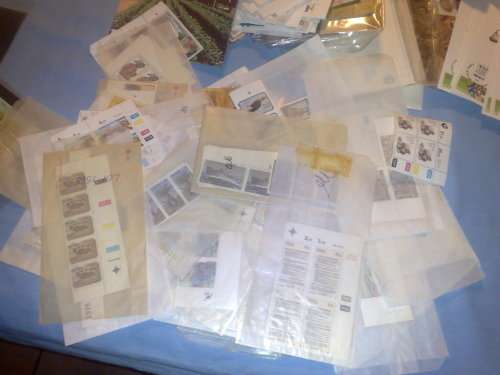 BARGAIN CLEARANCE LOT-CONTROL BLOCKS.LOOSE STAMPS,FDC,MINISHEETS,MAXICARDS ETC-GOOD VALUE ASSORTMENT