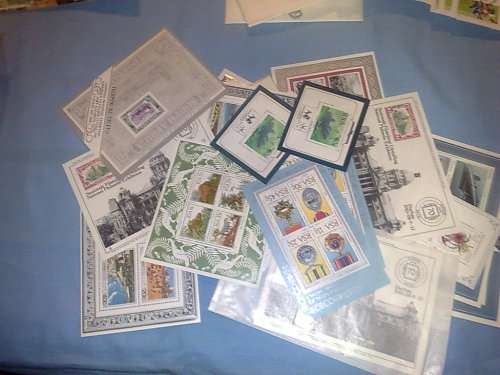 BARGAIN CLEARANCE LOT-CONTROL BLOCKS.LOOSE STAMPS,FDC,MINISHEETS,MAXICARDS ETC-GOOD VALUE ASSORTMENT