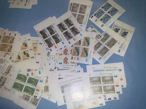 NAMIBIA-12 ASSORTED M/SHEETS PLUS 77 ASSORTED CONTROL BLOCKS,EXCESS STOCK-ALL UM TO CLEAR