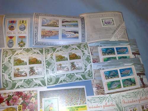 RSA-FOUNDATION,SOME LESOTHO-30 ASSORTED MINISHEETS-ALL FINE UM,BARGAIN BUY