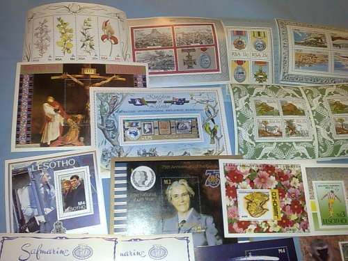 RSA-FOUNDATION,SOME LESOTHO-30 ASSORTED MINISHEETS-ALL FINE UM,BARGAIN BUY