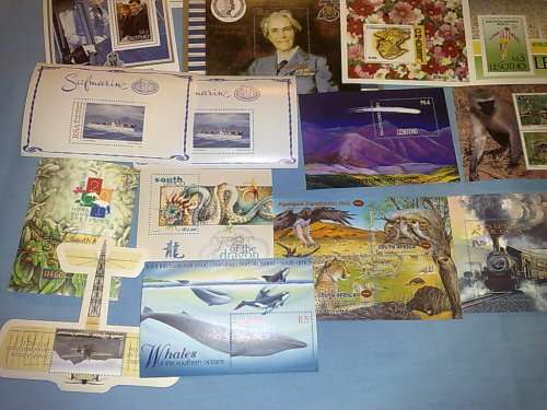 RSA-FOUNDATION,SOME LESOTHO-30 ASSORTED MINISHEETS-ALL FINE UM,BARGAIN BUY