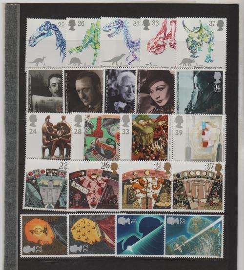 GREAT BRITAIN-5 ASSORTED SUPERB UM SETS-GOOD FACE AND CV APP R630-