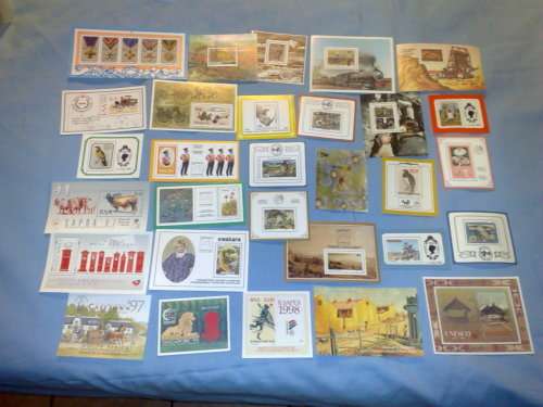 RSA-FOUNDATION-30 ASSORTED MINISHEETS,ALL FINE UM,GOOD VALUE LOT,INCLUDES RSA STD SHEETS ETC