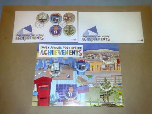 RSA-POST ACHIEVEMENTS-FDC 8.61 PLUS FULL SHEET,FINE UM PLUS UNSERVICED FDC