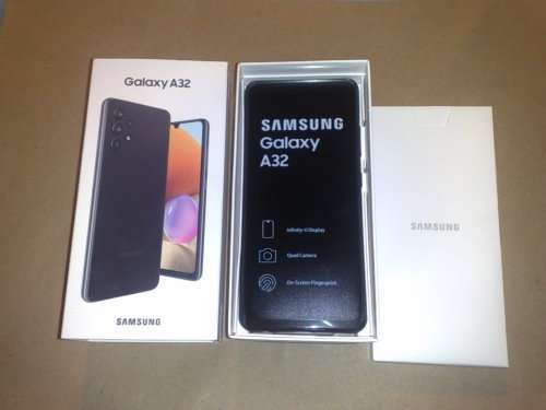SAMSUNG A32-128GB-DUAL SIM-AWESOME BLACK,BRAND NEW,NEVER USED IN THE BOX
