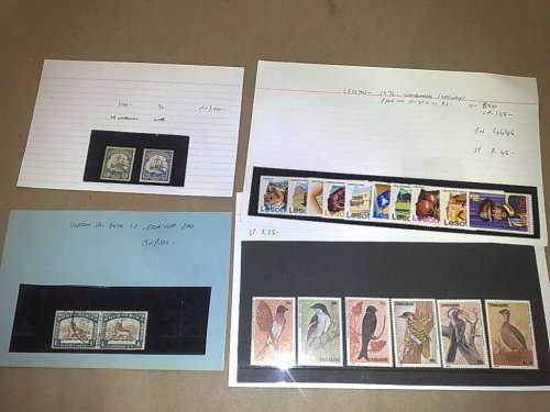 WORLDWIDE-12 CARDS WITH GOOD SETS OR SINGLE ITEMS-HIGH CV LOT R3050-ALL FINE UM ,AND USED