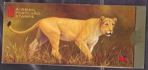 RSA - THE BIG FIVE BOOKLET, LIONESS, KRUGER PARK CENTENARY, FINE U/M - FACE VALUE=R108.50!!!!!