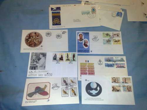 RSA-50 ASSORTED FDC-EARLY NUMBERED FDC,SA AIRWAYS AND GOOD 5TH SERIES-CLEAN-BID PER FDC