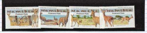 NAMIBIA-SMALL ANTELOPE-SUPERB UNMOUNTED MINT SET OF FOUR-GOOD CV AND ALWAYS SOUGHT AFTER