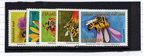 NAMIBIA-HONEYBEES-SUPERB UNMOUNTED MINT SET OF FIVE